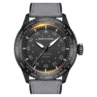 NORTHEDGE太阳能充电复古手表