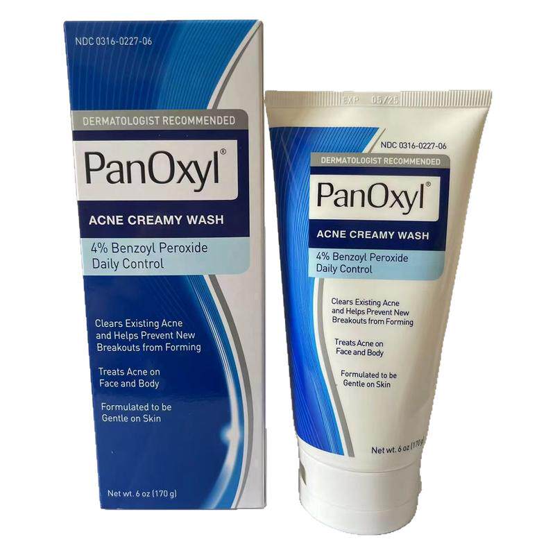 跨境PanOxyl 祛痘泡沫洁面乳10% 过氧化苯甲酰氨基酸控油4%洗面奶