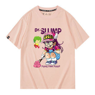 阿拉蕾卡通动漫周边短袖男女纯棉宽松夏季日系休闲T恤上衣服学生