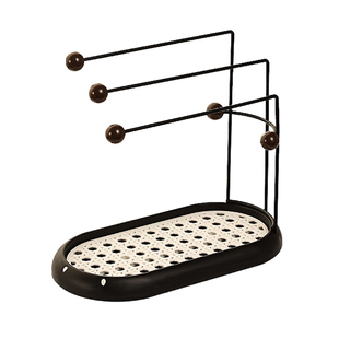 发箍收纳神器儿童抓夹头绳展示架发饰发卡发圈桌面首饰项链收纳盒