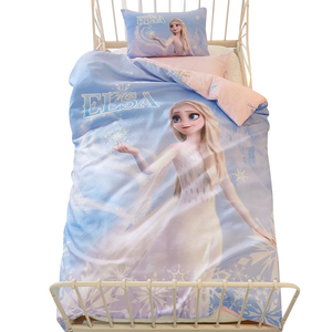 艾莎幼儿园被子三件套宝宝入园午睡被纯棉被套儿童床品被褥六件套