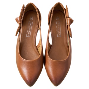 宝舒曼法式中空蝴蝶结单鞋