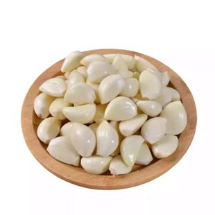 精选去皮蒜米蒜瓣山东大蒜手工剥皮蒜粒紫皮大蒜现剥现发餐饮家用