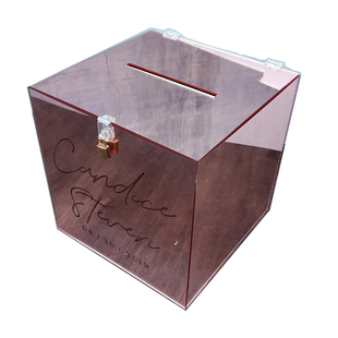 ins北欧风时尚创意亚克力红包礼金箱结婚礼伴手礼盒定制做装饰