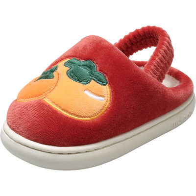 牧童室内家居冬季加绒宝宝棉拖鞋