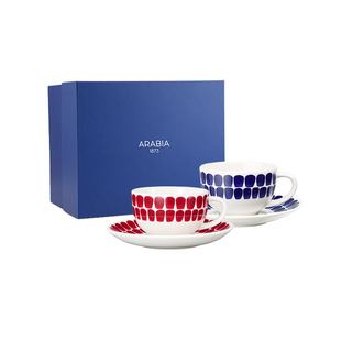 【新年礼物】芬兰arabia咖啡杯碟陶瓷杯子情侣水杯简约北欧家用