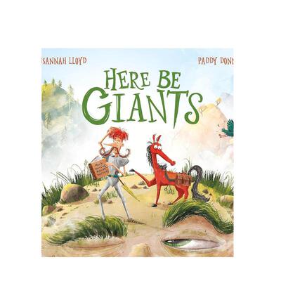 【预售】人在这里英文儿童绘本虚构类进口原版书3岁-6岁平装Here Be GiantsSusannah LloydFrances Lincoln Publishers