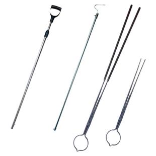 龙之谷不锈钢套猪器加长伸缩抓捕拉猫狗用动物保定器材工具狗钳子