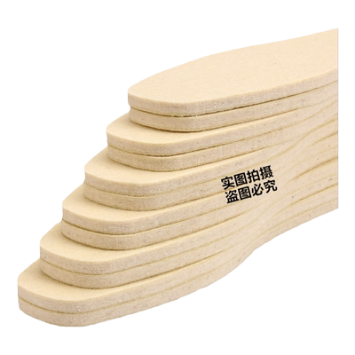 10双装6mm加厚男女冬季纯羊羊毛毡鞋垫保暖透气防臭吸汗柔软毡垫