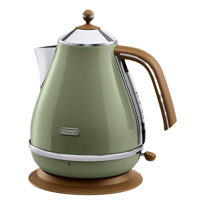 Delonghi/德龙 KBO2001意式复古风电加热烧水壶家用304不锈钢材质