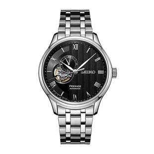 【自营】SEIKO精工手表男 PRESAGE领航休闲钢带机械男表SSA377J1