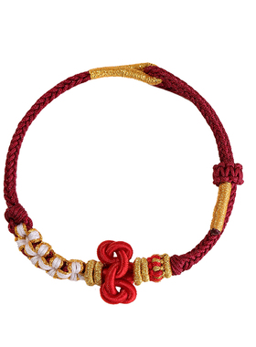 文昌结小红绳编织手绳男女考试考研上岸手链高考好运金榜题名礼物