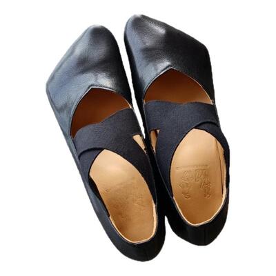 GUIDIUMAWANG腔调软皮脚趾芭蕾鞋