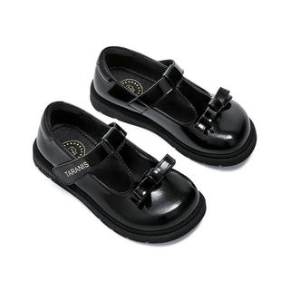 泰兰尼斯meta女童皮鞋儿童演出小黑鞋春秋季新款英伦风演讲单鞋子