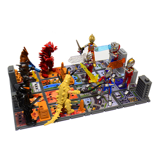 正品布鲁可积木人奥特曼光辉延续闪耀特利迦玩具迪迦男孩礼物盖亚