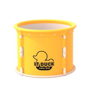 宝宝婴儿游泳圈+儿童秋冬天洗澡桶可折叠大人家用沐浴泡澡桶冬季