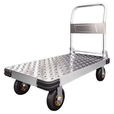 德国板车拉货钢板小推车便携折叠