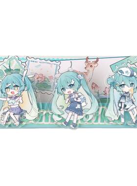 广博初音未来联名亚克力手账夹