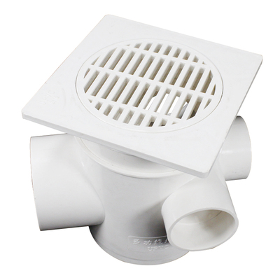 PVC多功能防臭水封地漏卫生间厕所下水管同层排水多通道汇集器50