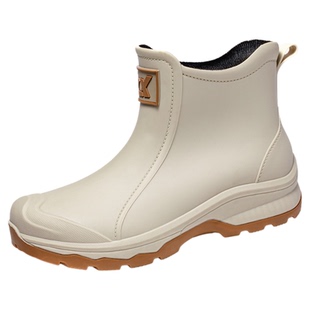 短筒水鞋男款防水防滑外卖骑手专用雨鞋男士雨靴厨房钓鱼防臭胶鞋