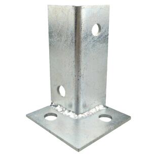 防腐木葡萄架底座柱子脚套立柱梁固定角码栅栏围栏套筒连接件镀锌