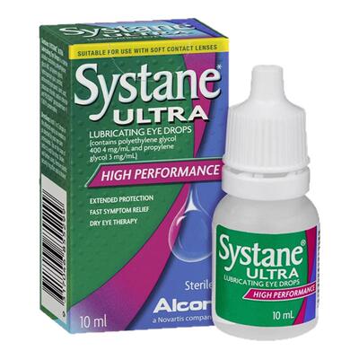 新西兰进口思然Systane眼药水加强高清保湿单瓶人工眼泪滴眼液
