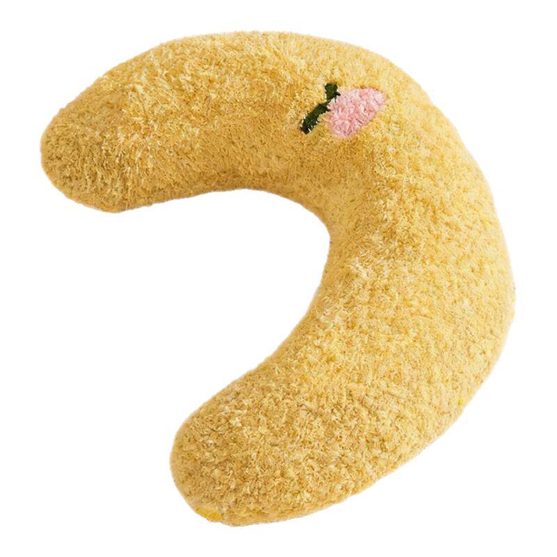 狗狗小枕头猫咪睡觉用u型枕柔软猫毛毯垫子小狗睡枕宠物用品