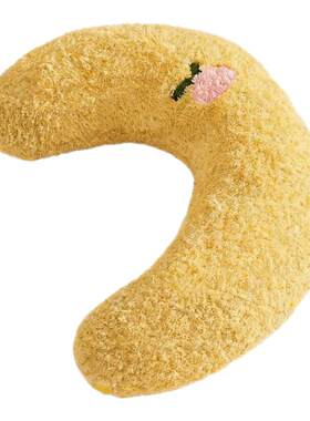 狗狗小枕头猫咪睡觉用u型枕柔软猫毛毯垫子小狗睡枕宠物用品