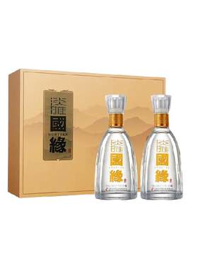 今世缘国缘淡雅礼盒白酒
