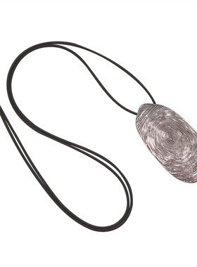 简约民族风百搭设计感指纹项链