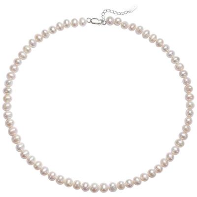 佰色传情S925银淡水珍珠气质项链