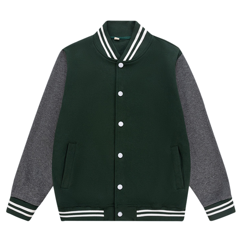 伊顿中小学生学校校服春秋英伦棒球服墨绿运动服纯棉校服套装