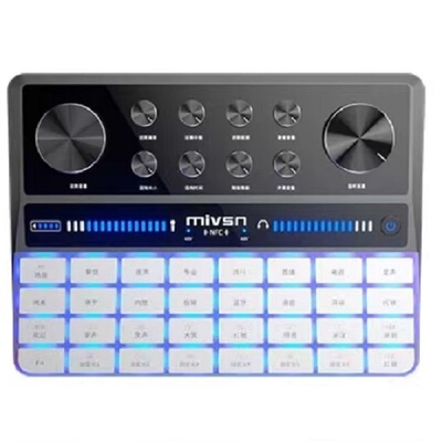 魅声G9直播声卡户外唱歌边充边用