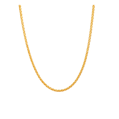 明牌珠宝黄金肖邦链项链