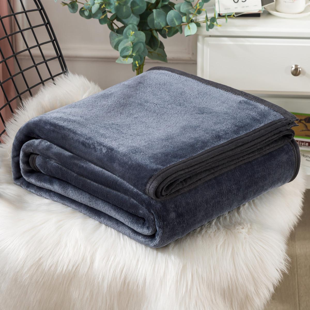 夏季珊瑚绒床单人毛毯子空调瑜伽毛巾被春秋薄款盖毯垫法兰绒小被