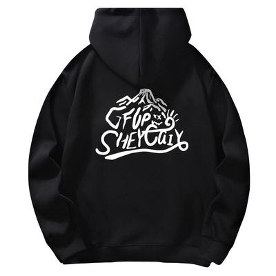 重磅男款美式休闲青少年连帽卫衣