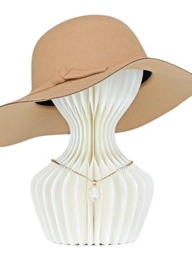 纸阖创意纸帽子珠宝架装饰摆件