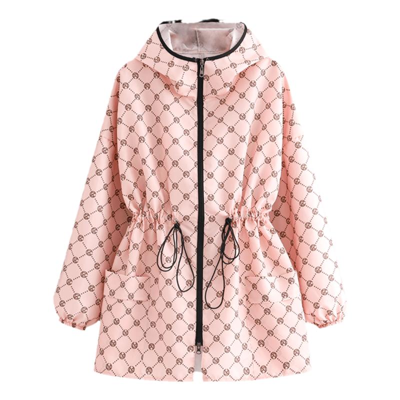 ins风防尘衣服长袖连帽夏季工作服罩衣厨房家用防水围裙女薄外套