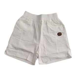 棉麻短裤女夏季薄款高腰酒红色直筒裤宽松显瘦热裤休闲外穿五分裤