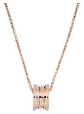 闲置未佩戴99新宝格丽玫瑰金弹簧项520礼物链顺丰发货