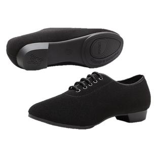 梧彤女士舞蹈鞋平跟牛津布跳舞鞋拉丁舞鞋广场舞鞋摩登不累脚舞鞋