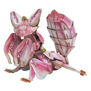 国家地理梦巴格3D立体拼图昆虫螳螂蝎子变色龙拼装模型生日礼物