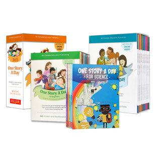 onestoryaday幼儿版小学初中版英文原版进口童书 one story a day 天天故事幼少儿英语启蒙故事绘本磨耳朵图画书小学英语课外阅读