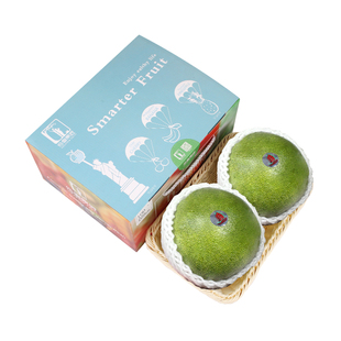 礼盒装2个泰国进口蜜柚青柚草绳柚新鲜水果白糖红心柚子土豪柚