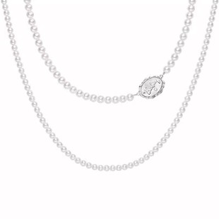 何方HEFANG新品合作款冬天芭比蛋糕长项链毛衣链高级感女