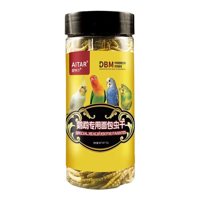 鹦鹉专用面包虫【不吃包退】