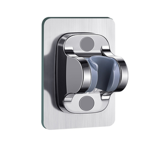 花洒支架淋浴喷头固定器免打孔浴室万向花晒挂头浴霸挂钩底座神器