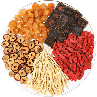 红糖姜茶大姨妈黑糖姜枣茶红枣桂圆枸杞阿胶冬季秋冬天养生茶茶包