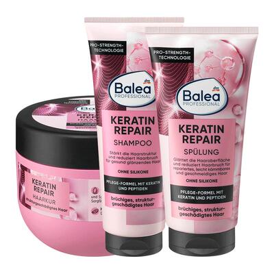 【德国DM】Balea芭乐雅角蛋白洗发水护发素发膜强韧发芯修复修护