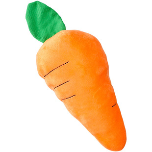 狗狗发声丰荣玩具响纸耐咬大号拔胡萝卜毛绒宠物嗅闻猫咪自嗨解闷